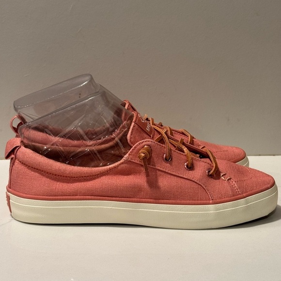 Sperry Crest Vibe Pink Shimmer Sneakers - Picture 6 of 12